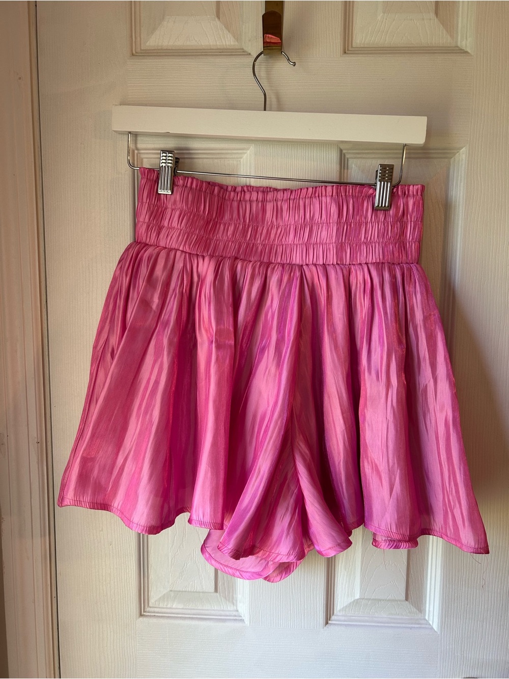 Glam Shimmery Pink Shorts